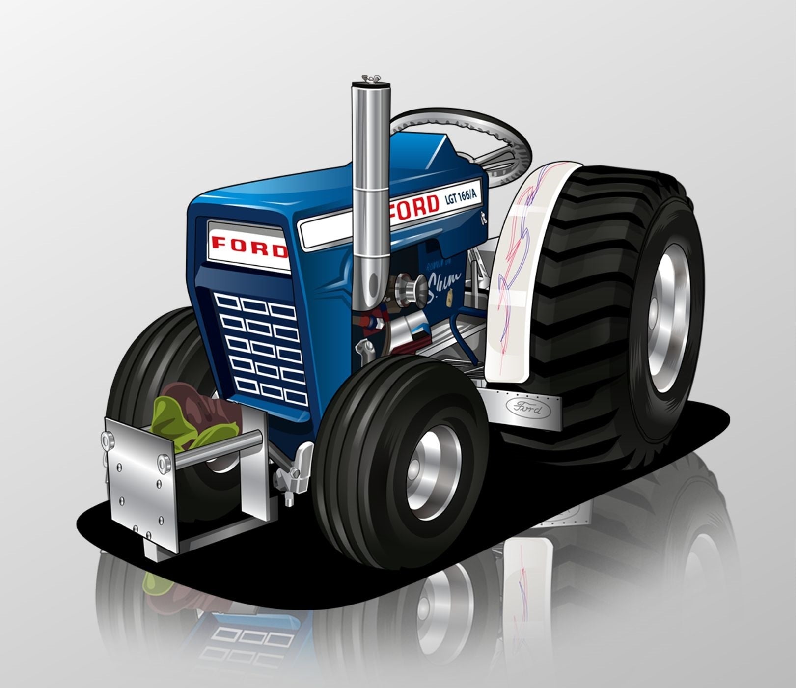 Baby Style Agricultural Machines - Tuner Cartoons