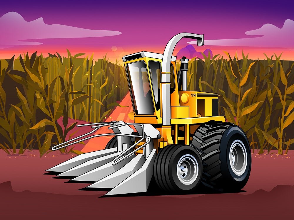 Baby Style Agricultural Machines - Tuner Cartoons