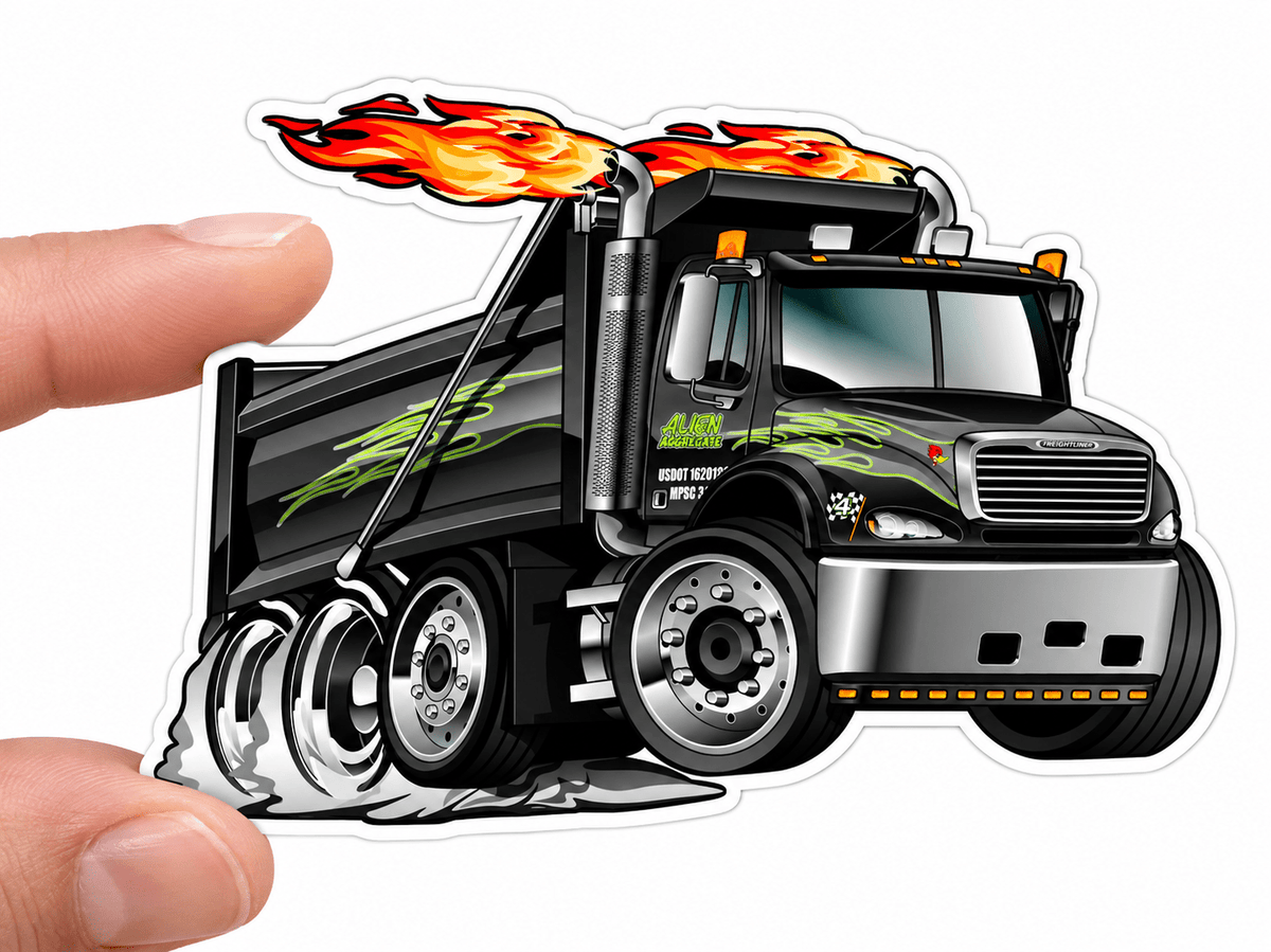 Design + Sticker Starter Pack - Custom Drawings and 4 Stickers to Get You Started - Tuner Cartoons