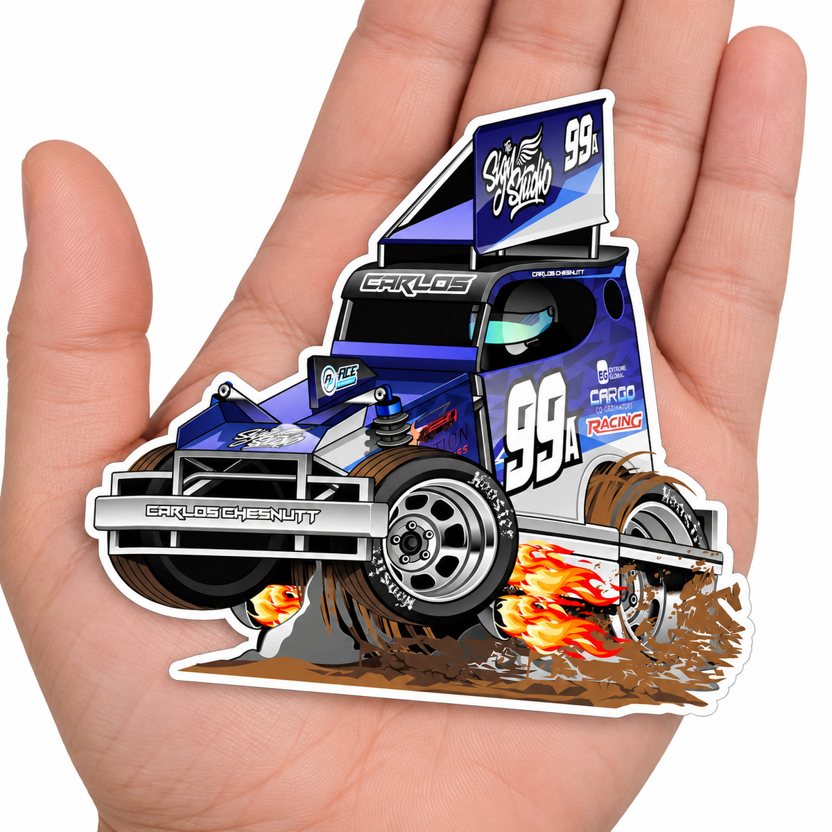 Design + Sticker Starter Pack - Custom Drawings and 4 Die-cut Magnets