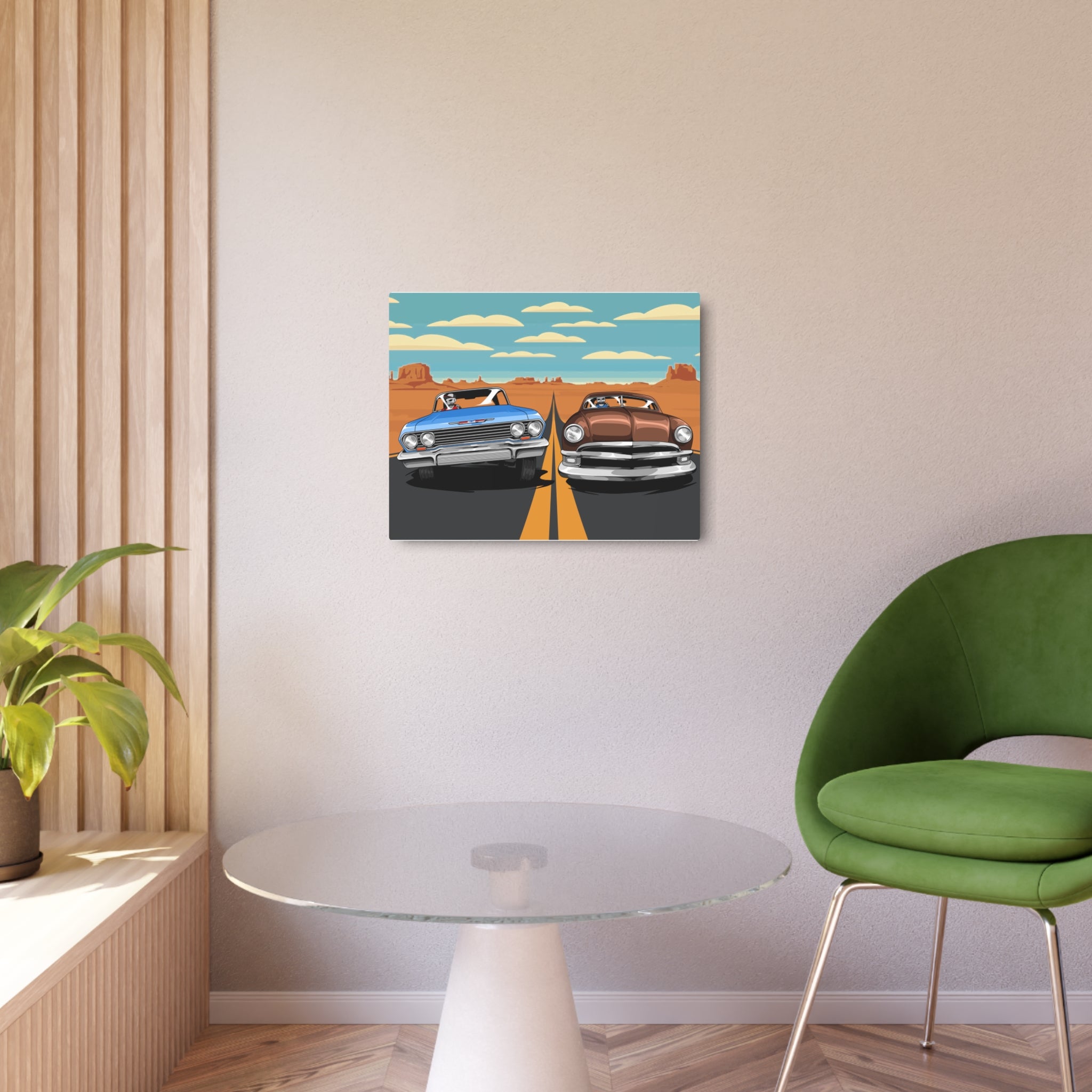 Custom Drawing and Standard Metal Sign Bundle - Tuner Cartoons