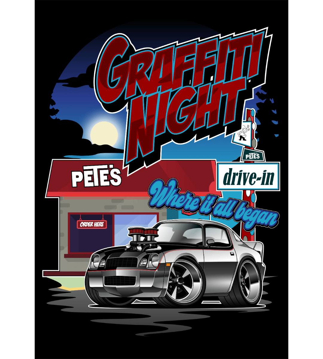 Show Posters with Your Vehicle in a Realistic Style (unframed) - Tuner Cartoons