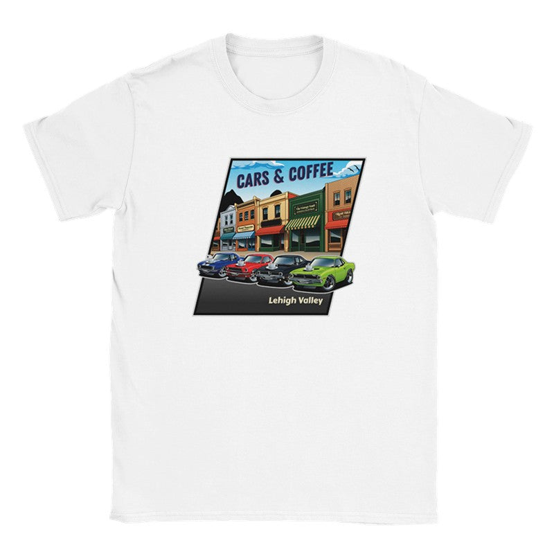 Personalized Cars & Coffee Shirts - "Coffee for All" Design