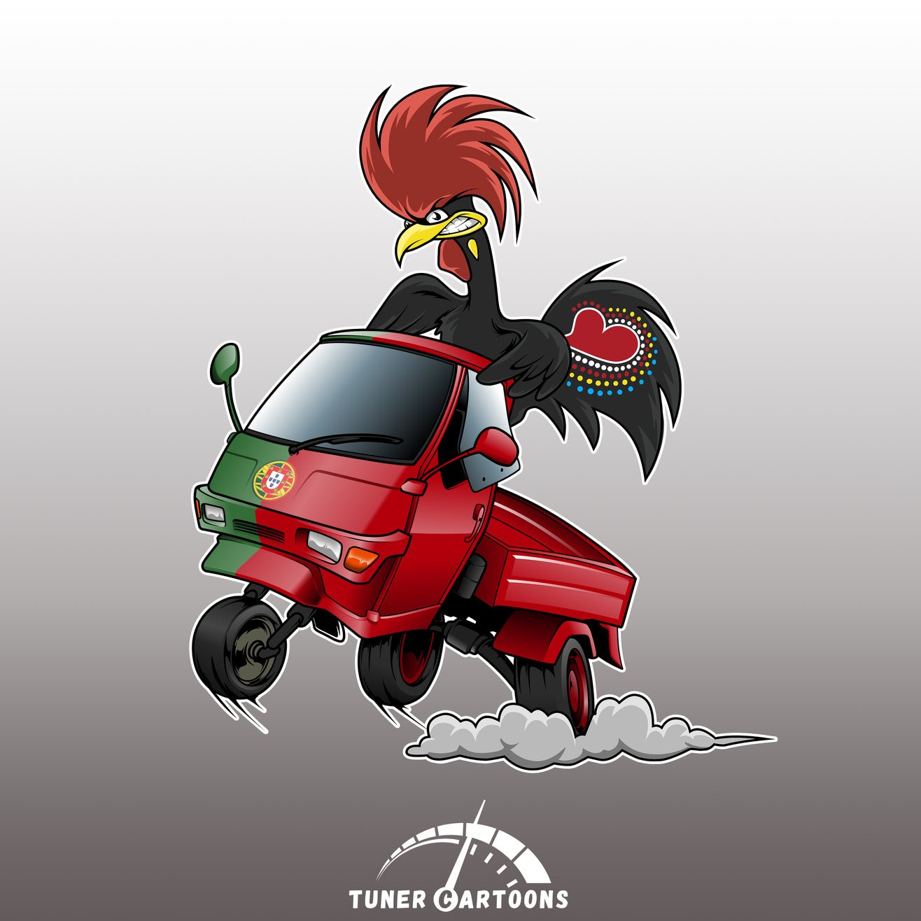 Baby Style Cartoon - "Ratfink" Style - Tuner Cartoons