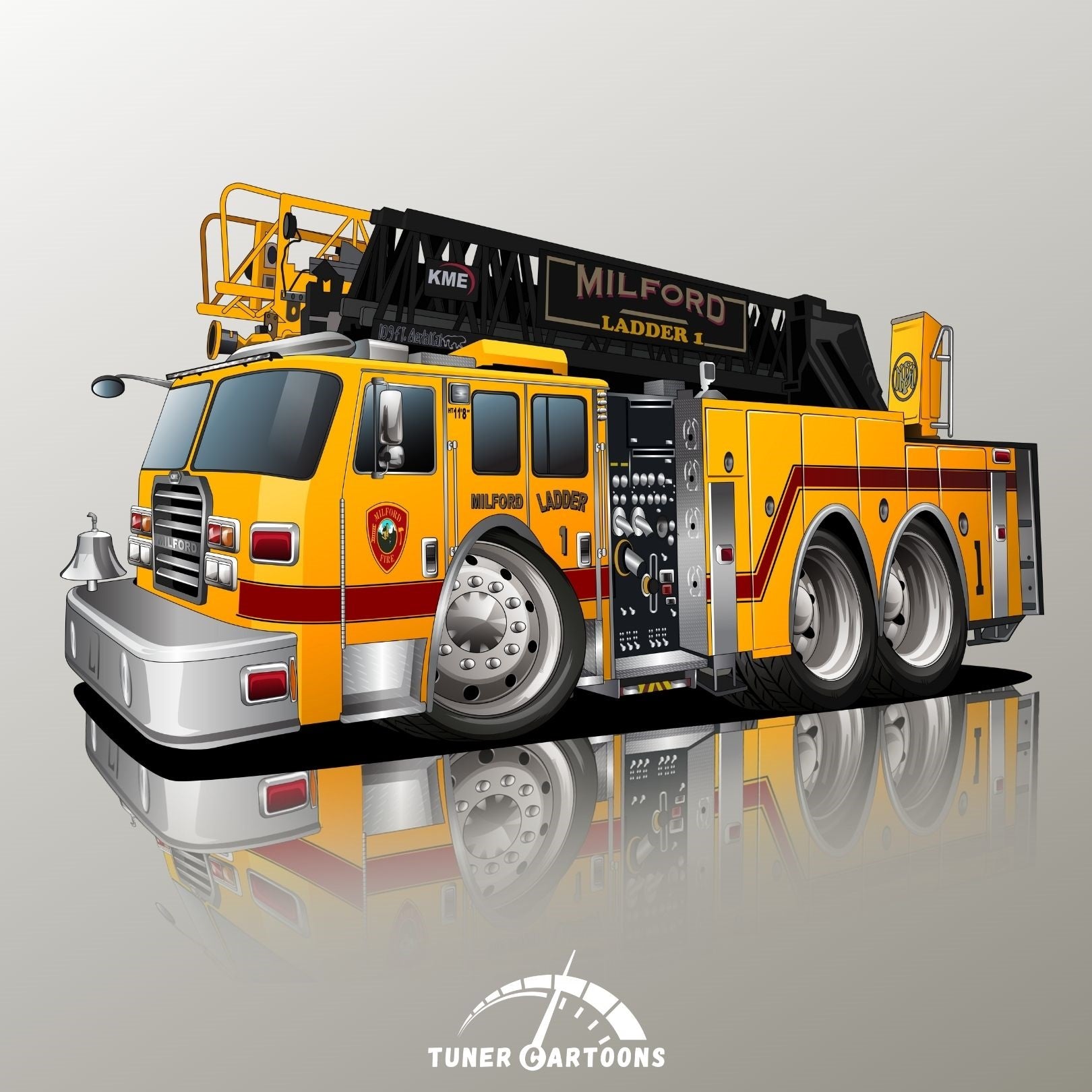 Baby Style Fire Trucks and First Responder Vehicles - Tuner Cartoons