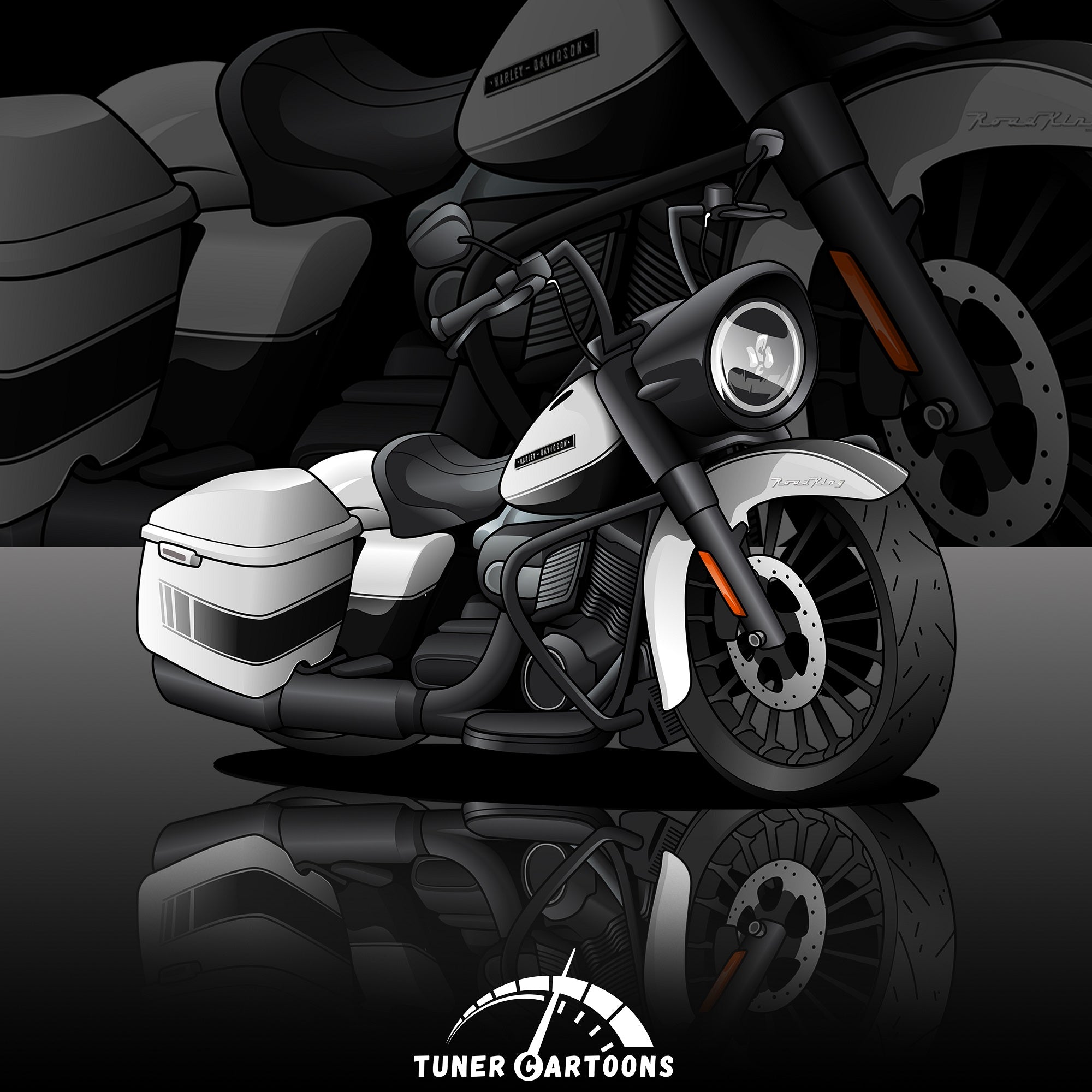 Baby Style Cartoon Motorcycle - Tuner Cartoons