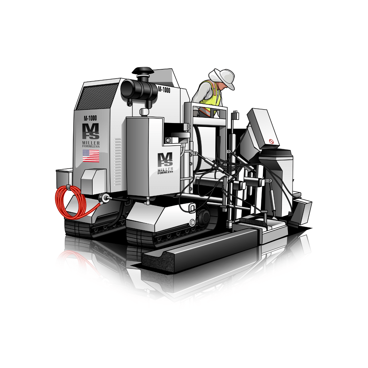 Custom Drawing Style Work Site Drawings - Tuner Cartoons