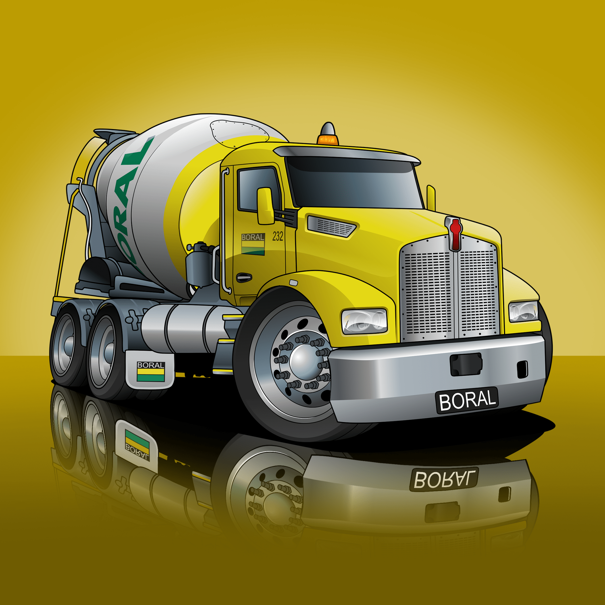 Baby Style Cartoon Trucks - Tuner Cartoons