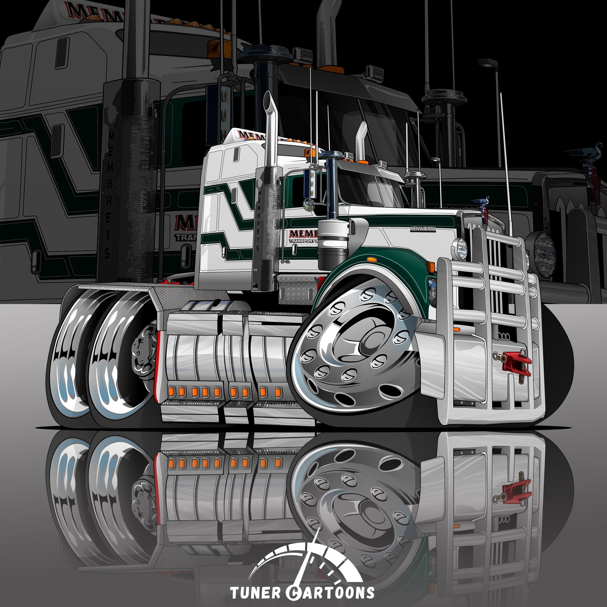 Baby Style Cartoon Trucks - Tuner Cartoons