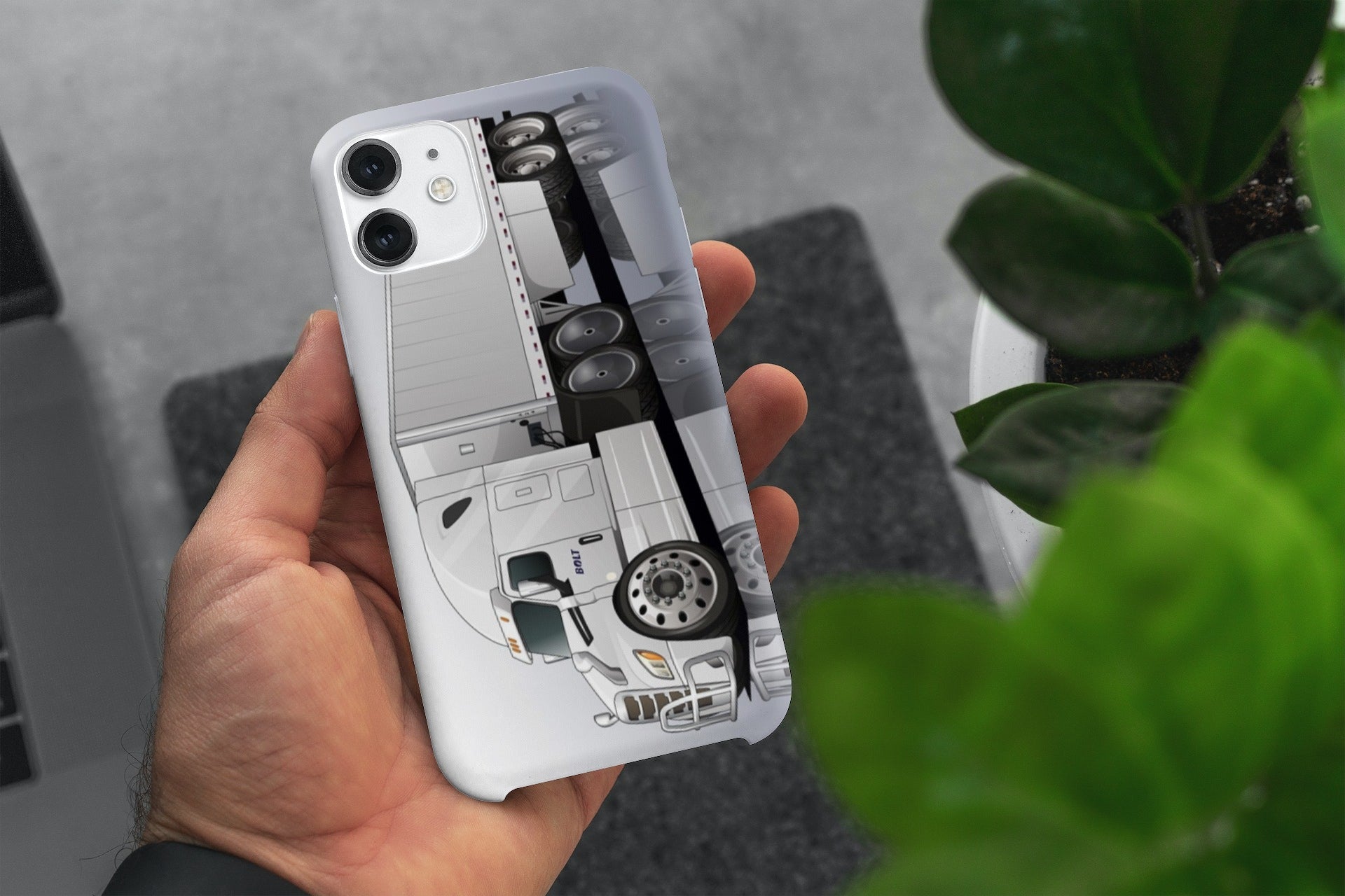 Baby Truck Cartoon + Custom Phone Case - Tuner Cartoons