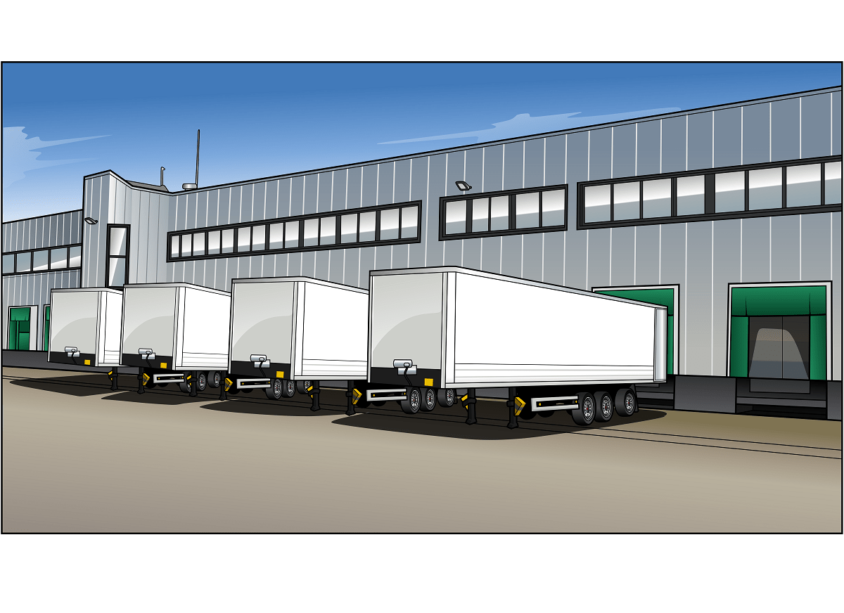 Custom Drawing Style Commercial and Industrial Property - Tuner Cartoons