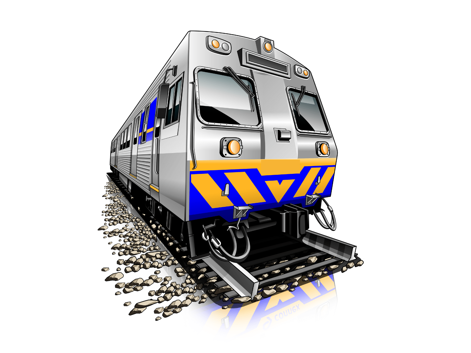 Custom Drawing Style Trains - Tuner Cartoons