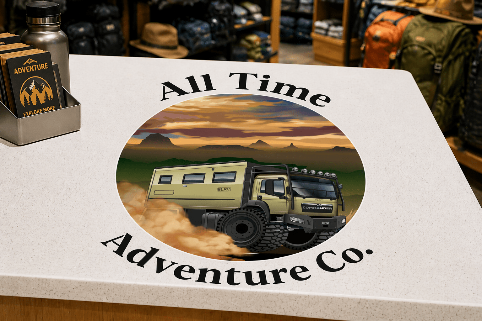 Custom Wall and Counter Decals - for existing or new artwork - Tuner Cartoons