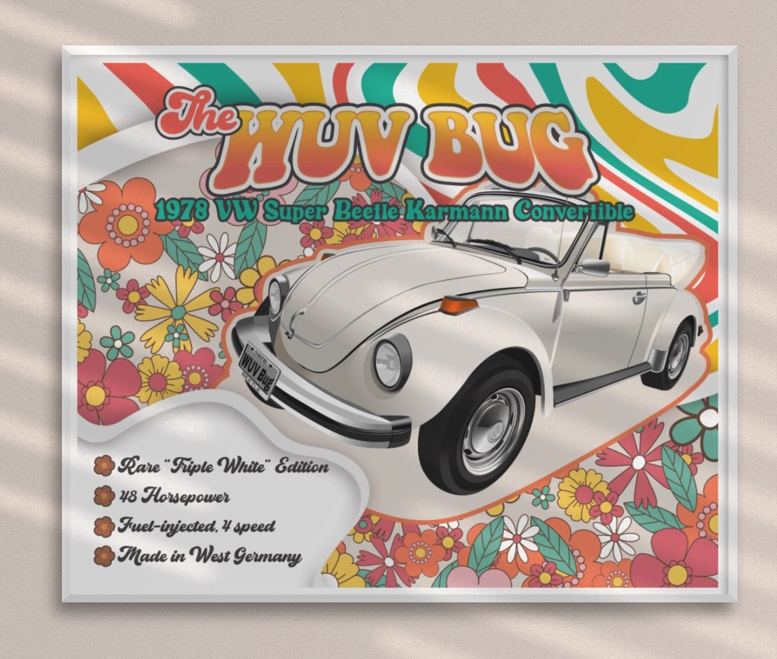 Framed Custom Show Boards with Your Vehicle - Tuner Cartoons