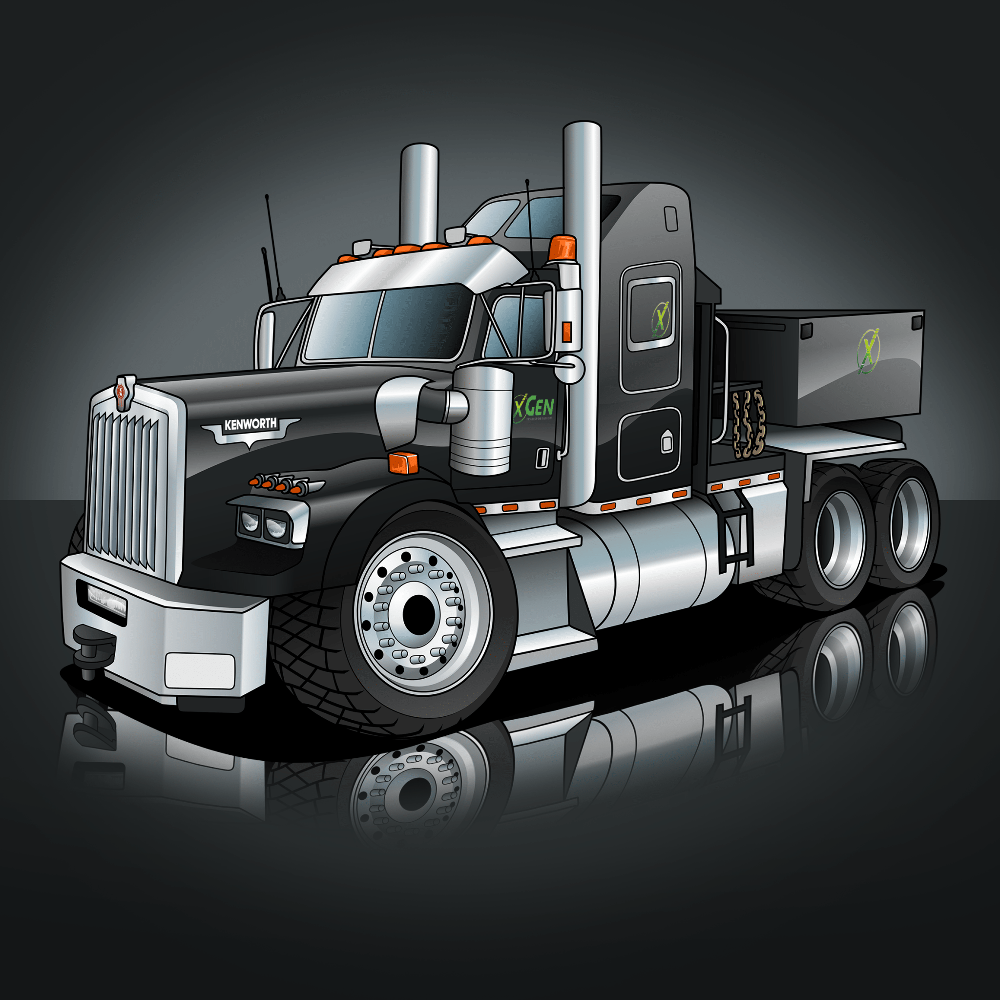 Baby Style Cartoon Trucks - Tuner Cartoons